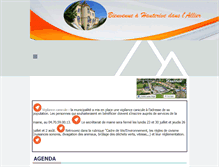 Tablet Screenshot of mairie-hauterive.planet-allier.com